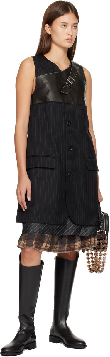 Klä Andersson Bell Blazer Cut Sleeveless Midi Dress Svart | atb1396w, 3