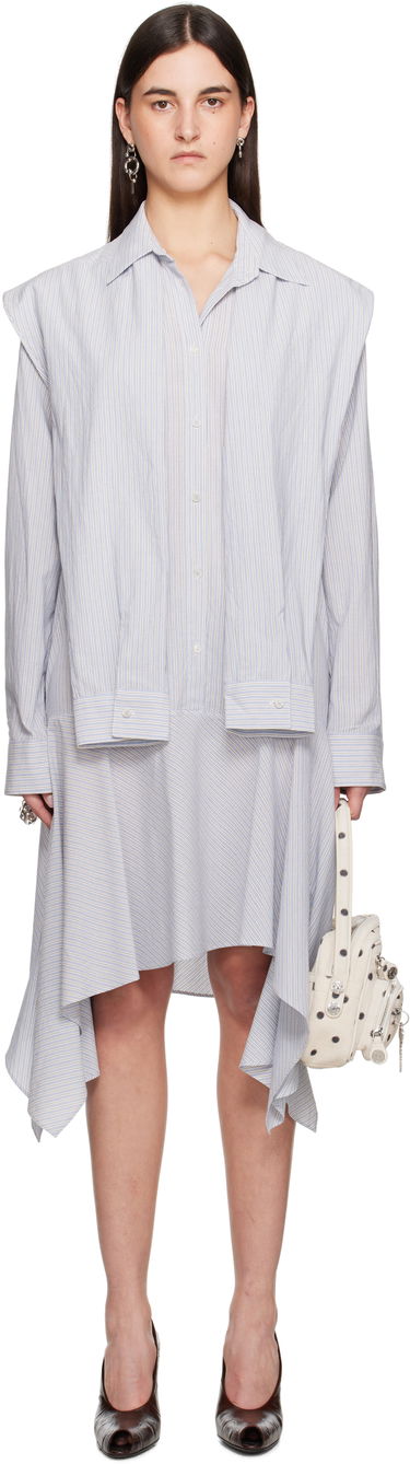 Klä Acne Studios Acne Studios Layered Midi Dress Blå | A20802-, 0