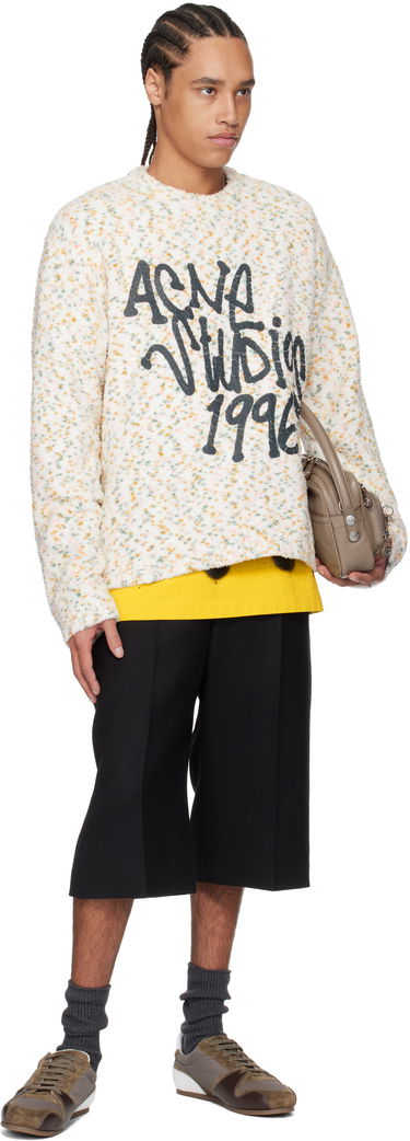 Sweater Acne Studios Acne Studios Printed Logo Knit Sweater Flerfärgad | B60360-, 3