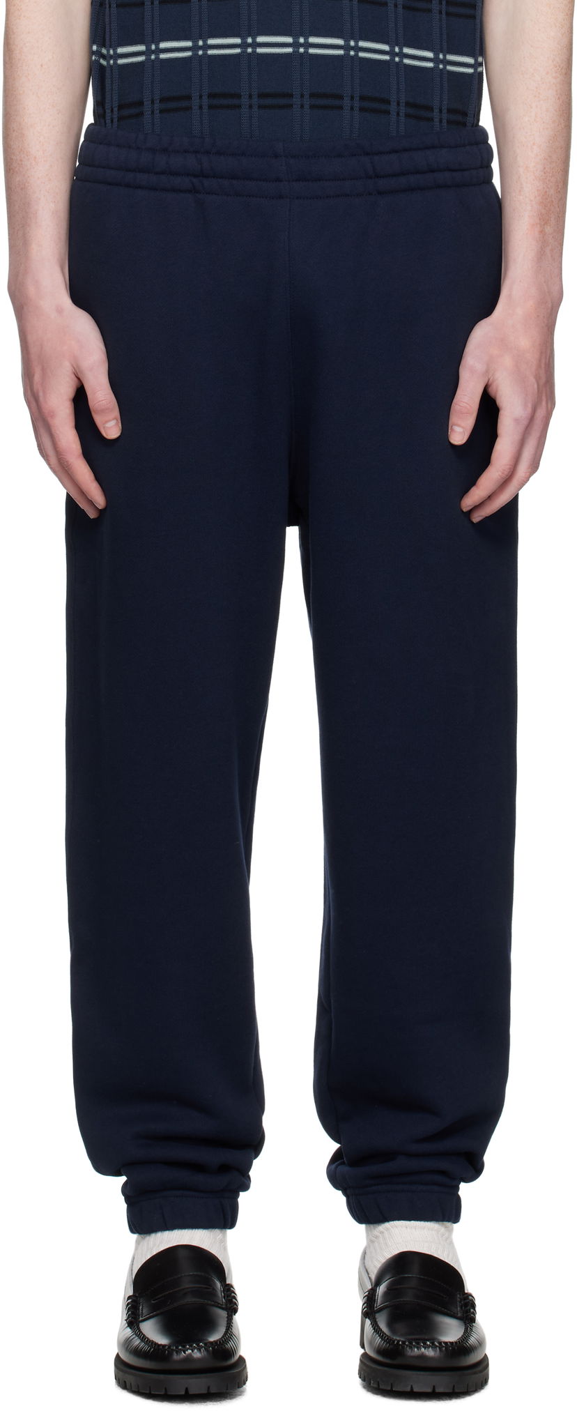 Träningsbyxor Lacoste Lacoste Fleece Sweatpants Mörkblå | XH7760_166
