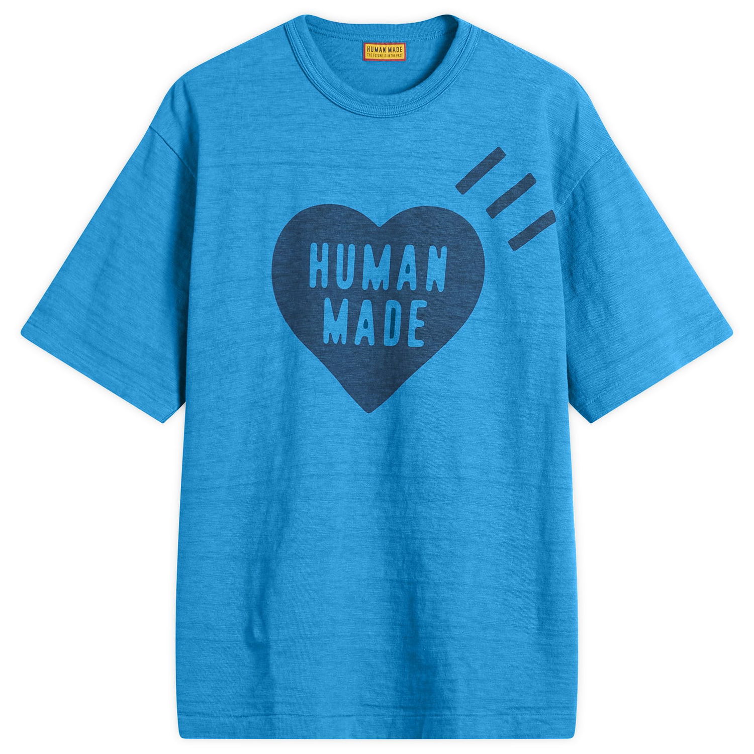 T-shirt Human Made Human Made Garment Dyed Heart T-Shirt, Size Large Blå | HM29CS033-BLU, 1