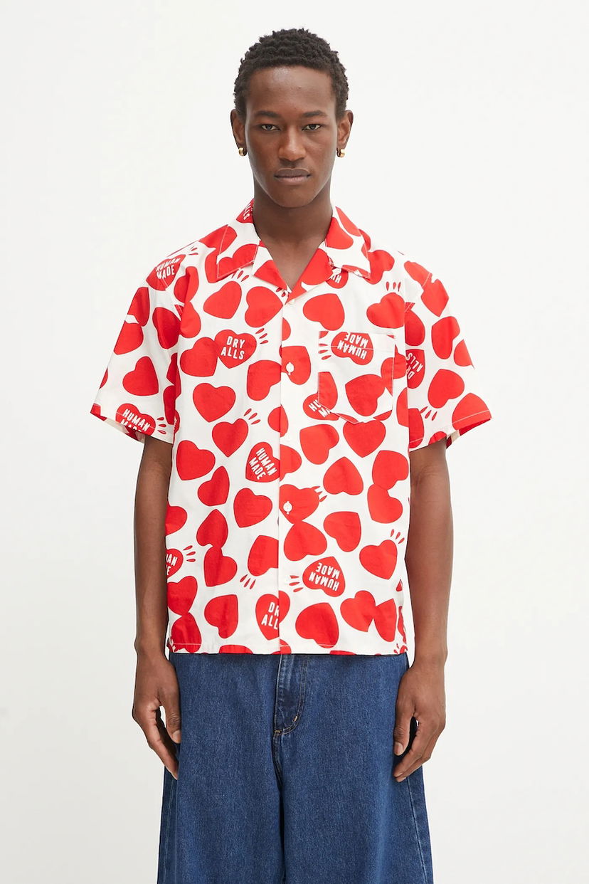 Skjorta Human Made Human Made Woven Shirt Vit | HM29SH026