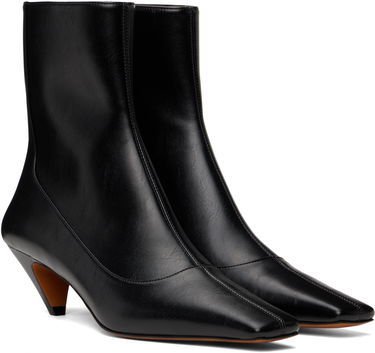 Skovård Stella McCartney Stella McCartney Stella Spur Kitten Heel Boots Svart | 810562W0U70, 3