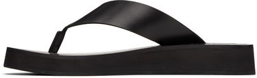 Kläder The Row The Row Ginza Platform Flip-Flop Sandals Svart | F1159-L52, 2