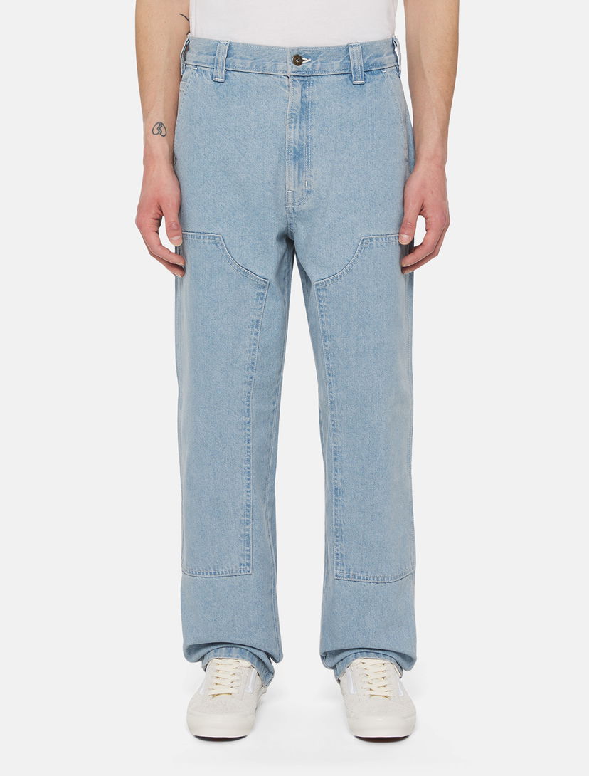 Jeans Dickies Madison Double Knee Denim Trousers Turkos | 0A4YPX