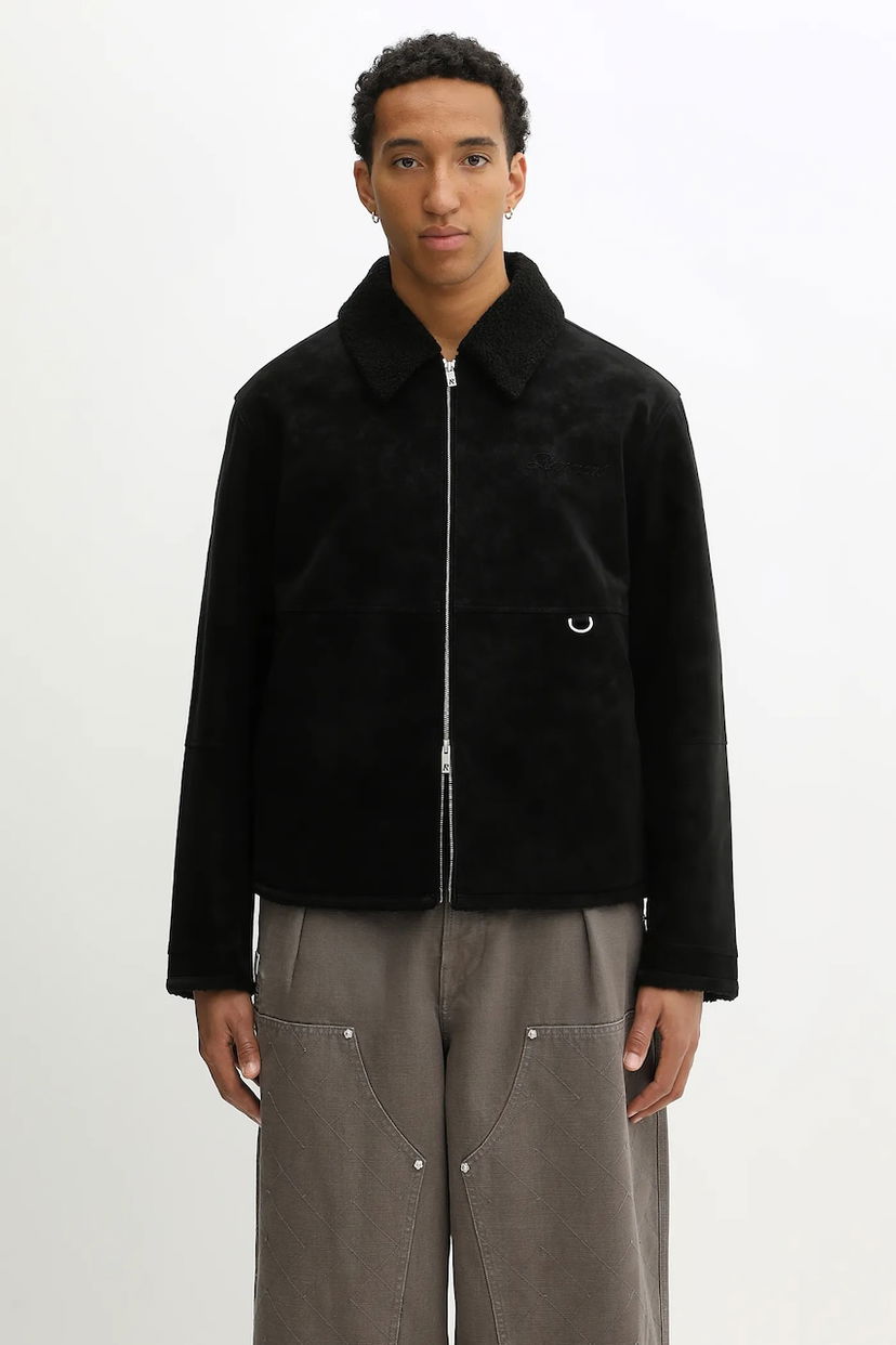 Jacka Represent Clo Oversize Shearling Jacket Svart | MLM100132
