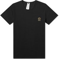 T-shirt Versace Men's Medusa Lounge Tee Black Svart | AUU01005-1A10011-A1008, 1