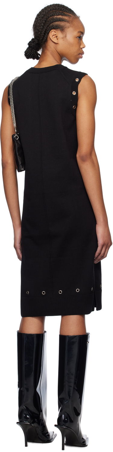 Klä We11done We11done Eyelet Knit Mini Dress Svart | WD-KD0-25-660-W-BK, 2