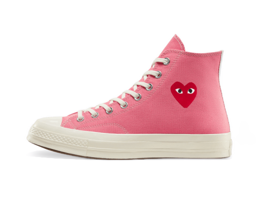 Sneakers och skor Converse Comme des Garçons PLAY x Chuck Taylor All-Star 70s Hi Rosa | 168301C