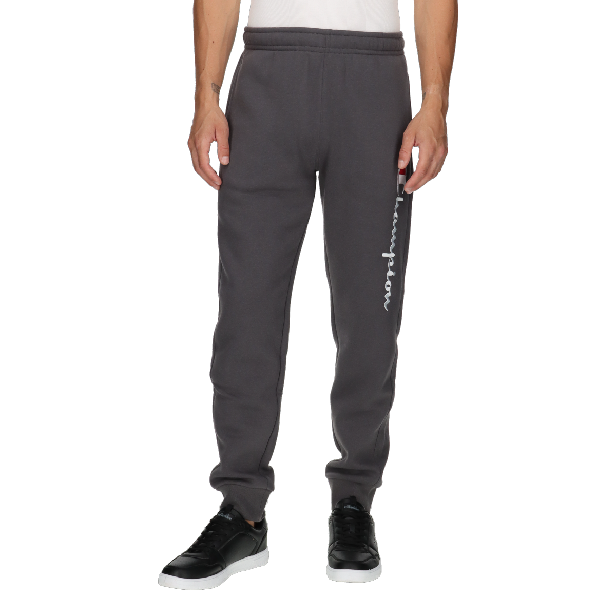 Träningsbyxor Champion Ribbed Cuff Sweatpants Grå | 219418-ES508, 0