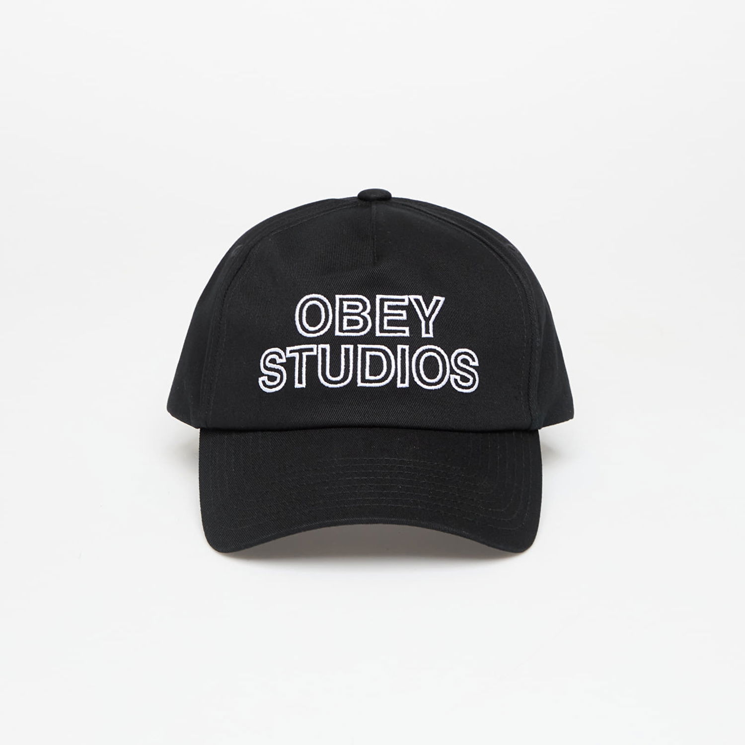 Keps OBEY OBEY Studios 5 Panel Strapback Cap Svart | 100490139-BLK, 0