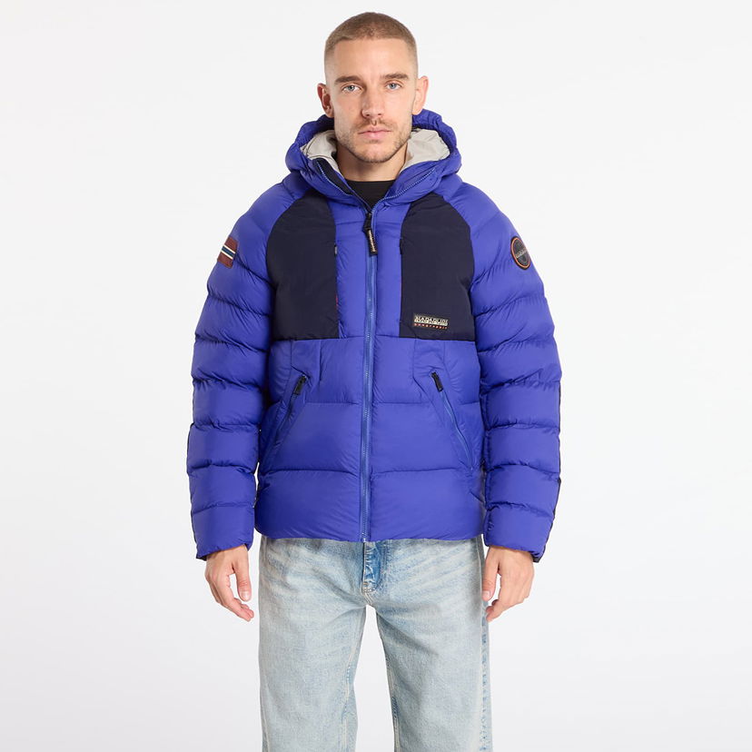 Pufferjacka Napapijri A-Moesa Puffer Jacket Blå | NP0A4I1RB3B1