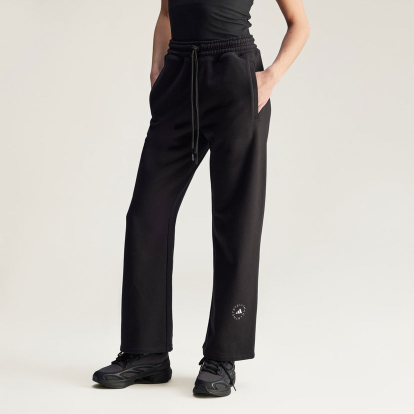 Träningsbyxor adidas Performance adidas by Stella McCartney Straight Leg Sweatpants Svart | JJ0102
