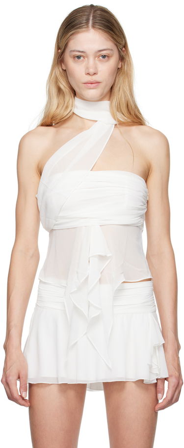 Kjol GUIZIO Guizio Wrap Around Tank Top Vit | P24119W096, 0