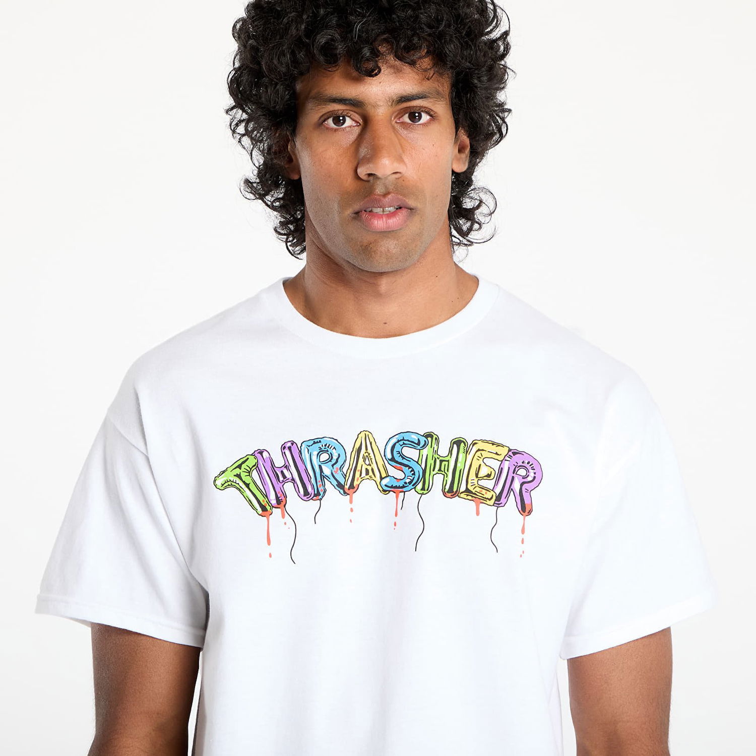 T-shirt Thrasher Thrasher Balloons T-Shirt Vit | 145696, 1