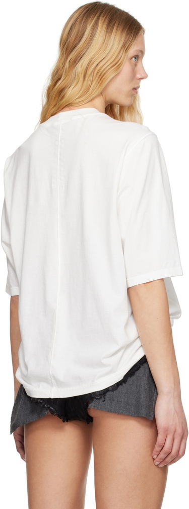 T-shirt Rick Owens Rick Owens DRKSHDW Hollywood Walrus T-Shirt Vit | DS01E3201 RNEP3, 2