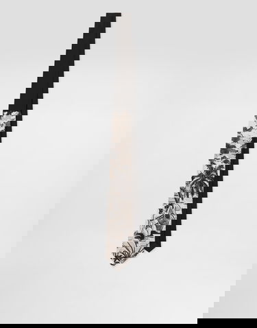 Bälten Dolce & Gabbana Dolce & Gabbana Pin-up Print Silk Tie Svart | GT147EG0TJ4HN5RM, 0