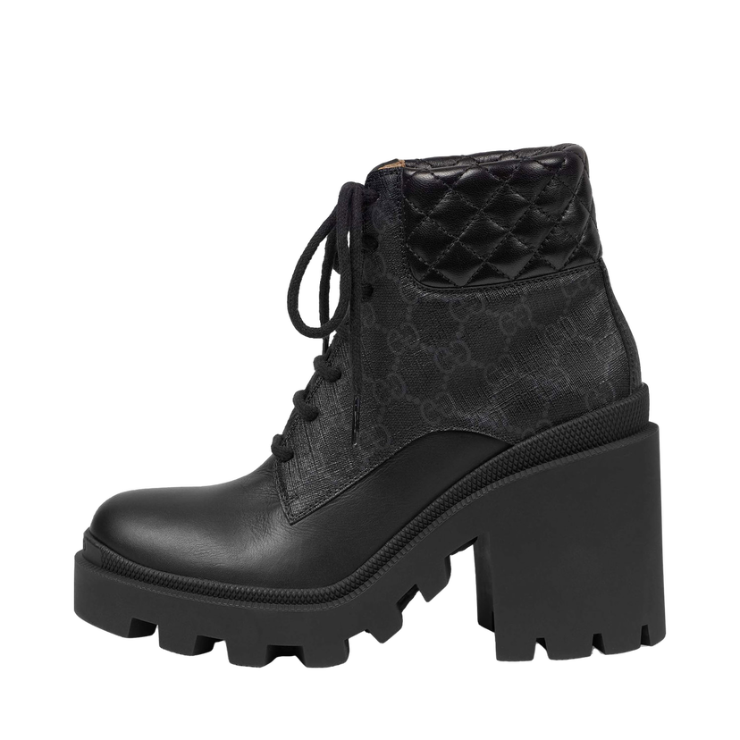 Sneakers och skor Gucci GG Ankle Boot Black Svart | 659691 UC810 1000