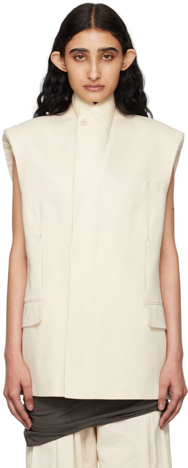 Väst Helmut Lang Helmut Lang Car Vest Beige | O04HW199, 0