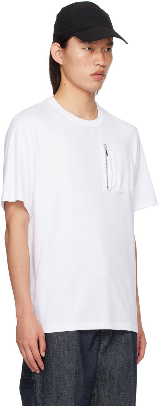 T-shirt Helmut Lang Utility Pocket T-Shirt Vit | O04HM596, 1