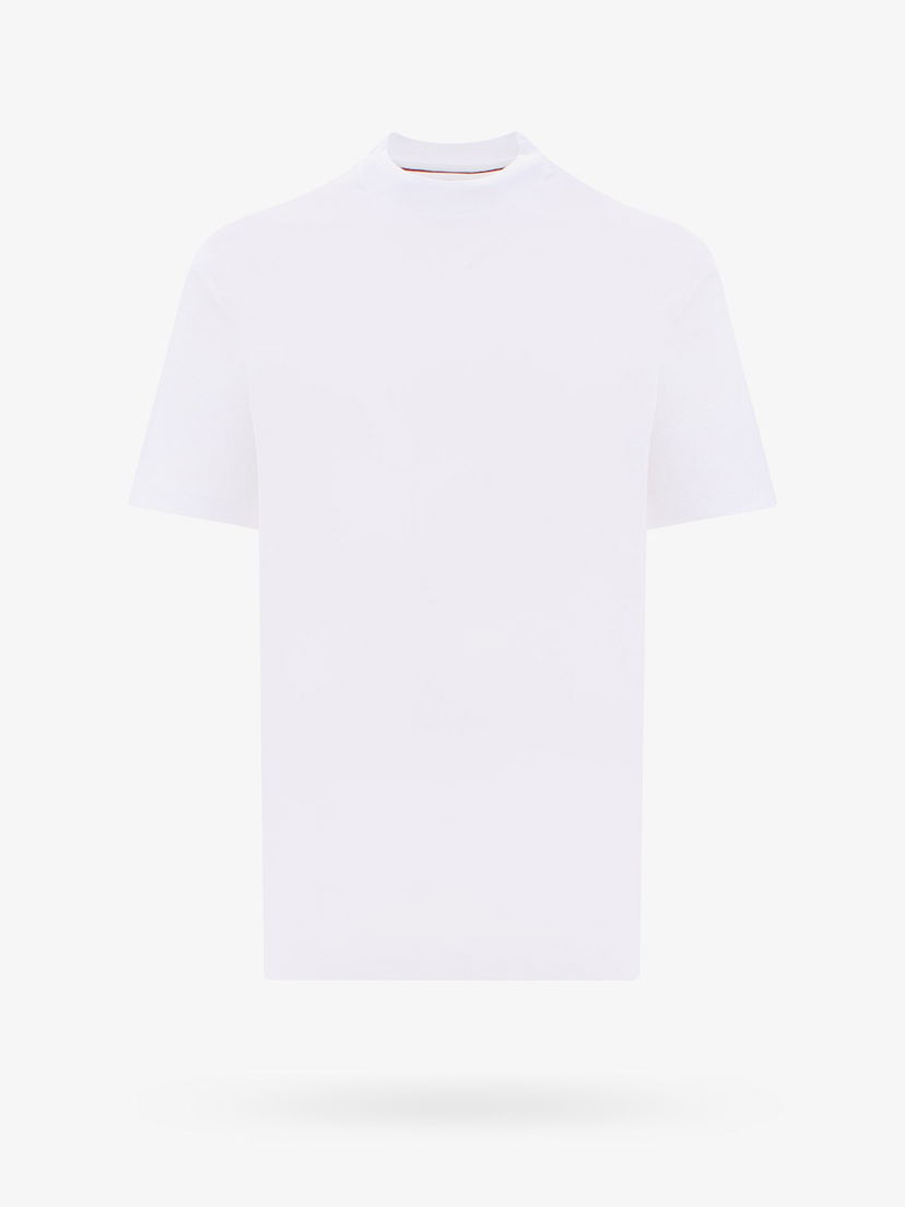 T-shirt Loro Piana Loro Piana Men's T-Shirt Vit | FAM89241005