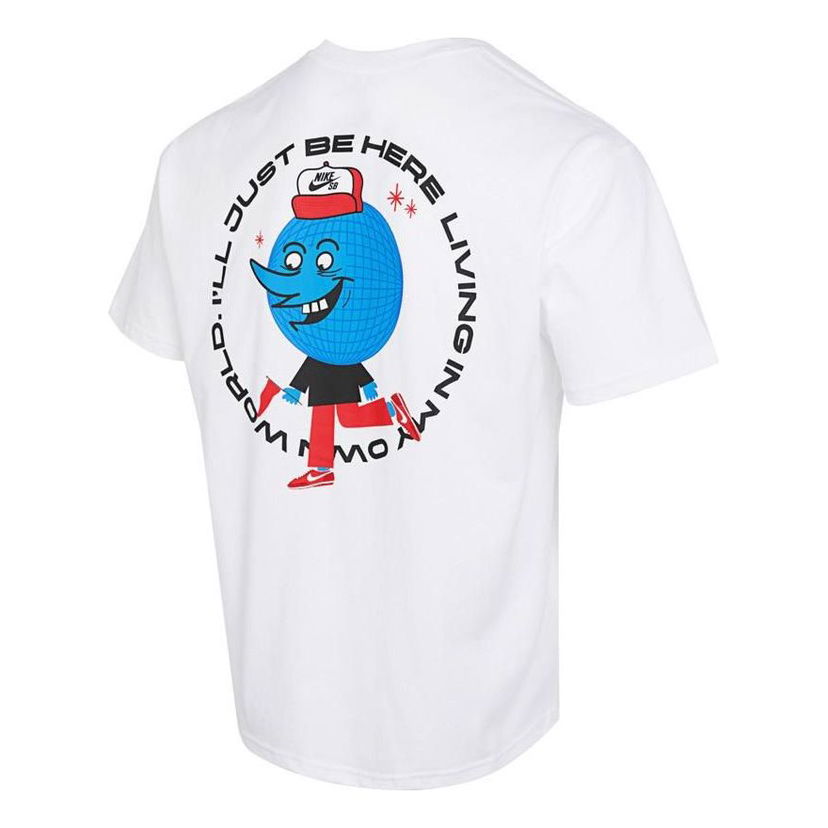 T-shirt Nike SB Skate Graphic T-Shirt Vit | FB8137-100