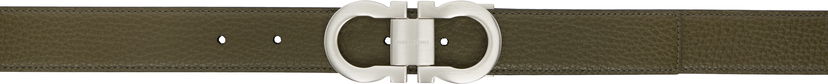 Bälten FERRAGAMO Reversible Gancini Belt Grön | 778224