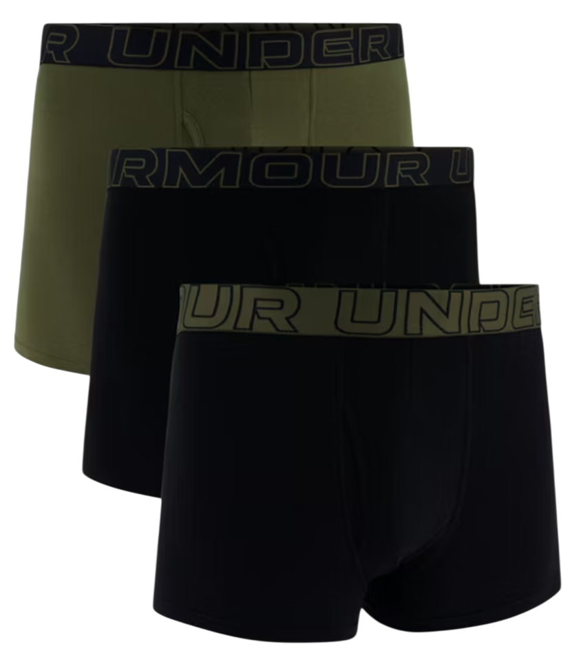 Boxare Under Armour Under Armour SOLID 3" Boxer Shorts (3-Pack) Svart | 1383891-005