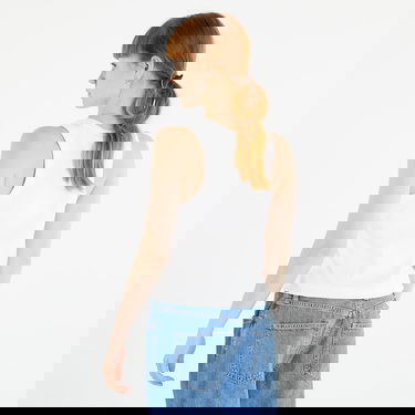 Linne CALVIN KLEIN Tab Rib Tank Top Vit | J20J221055 YAF, 3