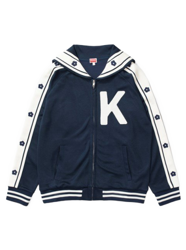 Jacka KENZO Seasonal Track Jacket Mörkblå | FD55SW4654IE.77