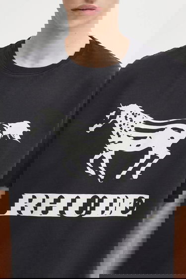 T-shirt Rhude Dinero T-shirt with Horse Print Svart | RHFW25TT01012, 3
