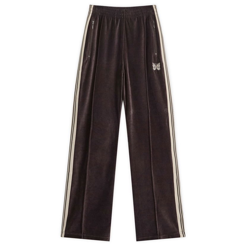 Träningsbyxor Needles Needles Velour Track Pants, Size Large Brun | QV321-B