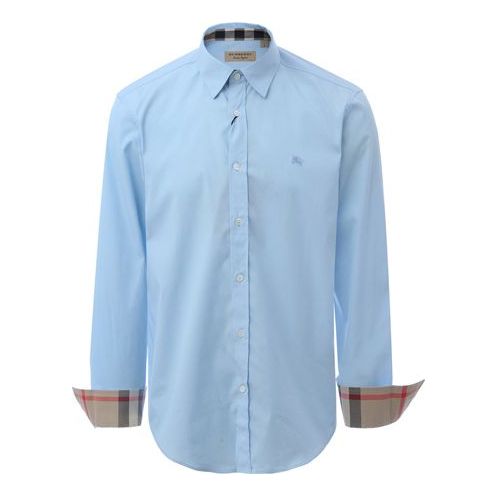 Skjorta Burberry Classic Long Sleeve Shirt Blå | 39911601