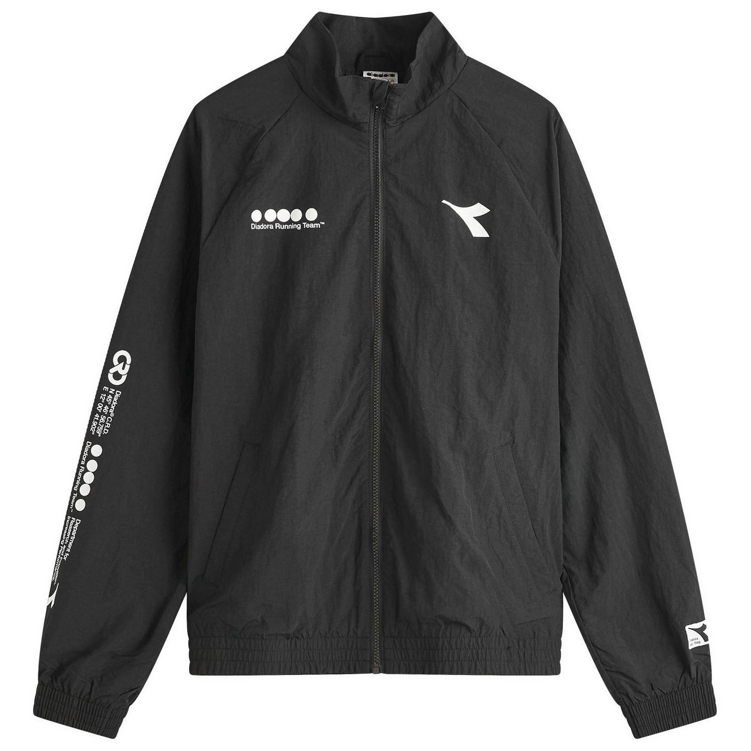 Vindjacka Diadora Diadora Running Team Track Jacket Svart | 502-181676-80013, 0