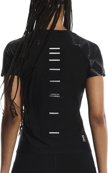 T-shirt On Running Reflective Pattern Performance T-Shirt Lumos Svart | 1wf30270553, 1