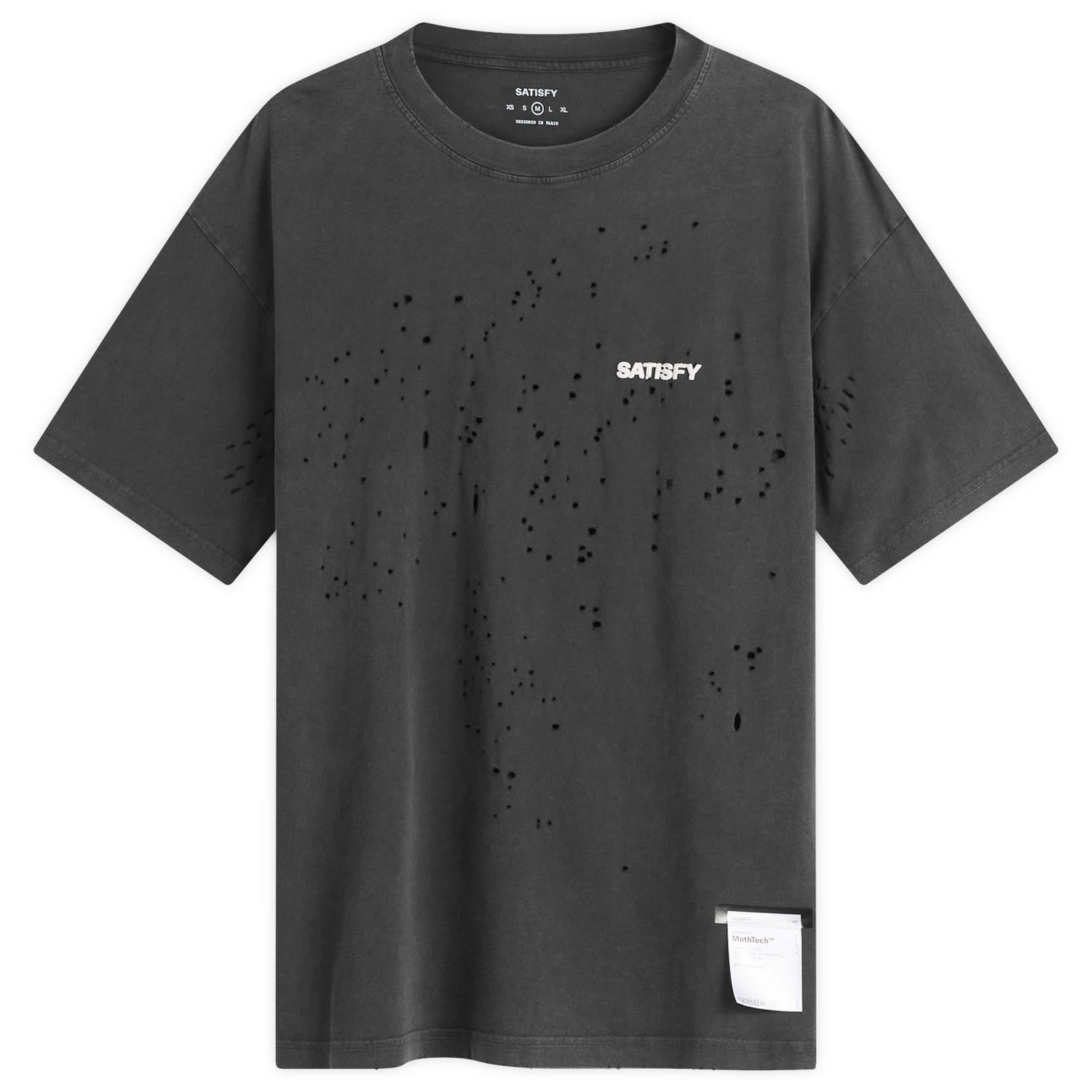 T-shirt Satisfy MothTech T-Shirt, Size Small Grå | 11006-AB-SAB, 1