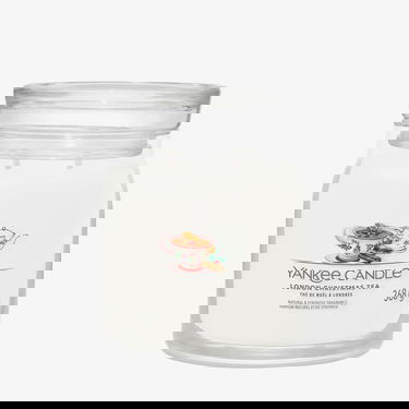 Ljus Yankee Candle Scented Candle London Christmas Tea, Medium Jar, 2 Wicks Vit | 42194, 1
