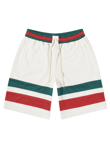 Shorts Gucci Mesh Fabric Shorts Ivory Vit | 737407-XJFFK-9325