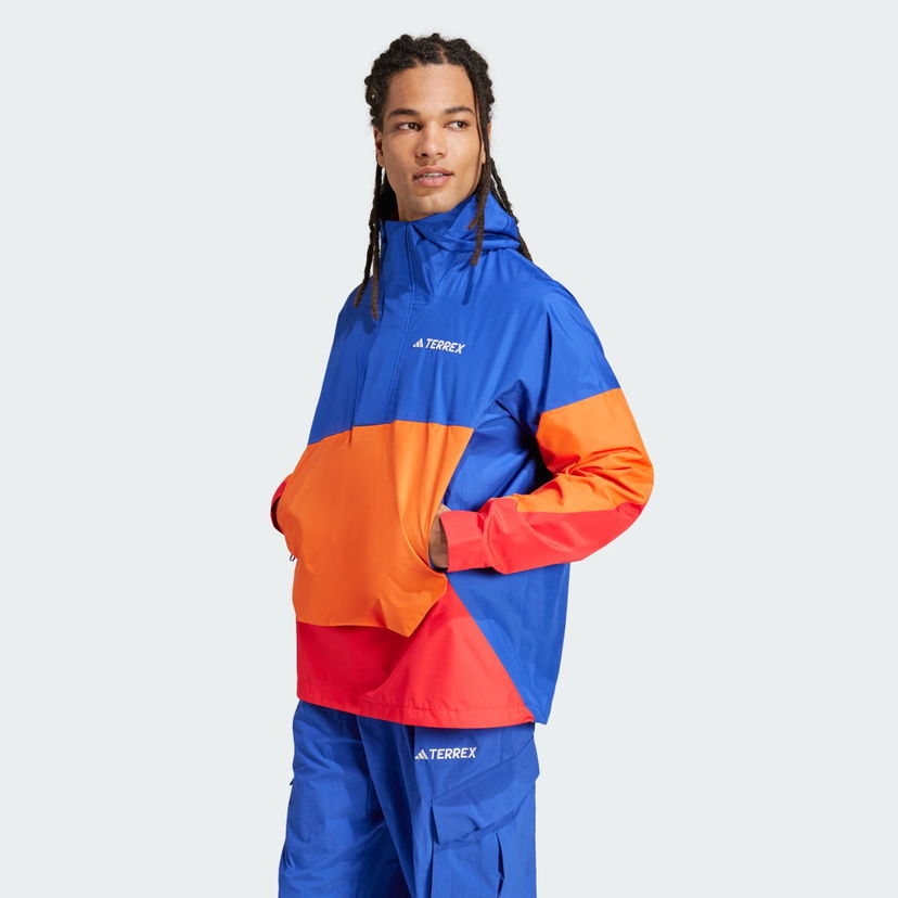 Vindjacka adidas Performance Terrex Xploric 2.5L Climaproof Windbreaker Blå | JD8348