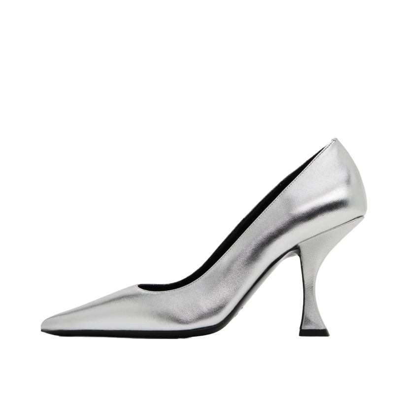 Sneakers och skor BY FAR Metallic Leather Pointed-Toe Pumps Metallisk | 23PFVIVSVA