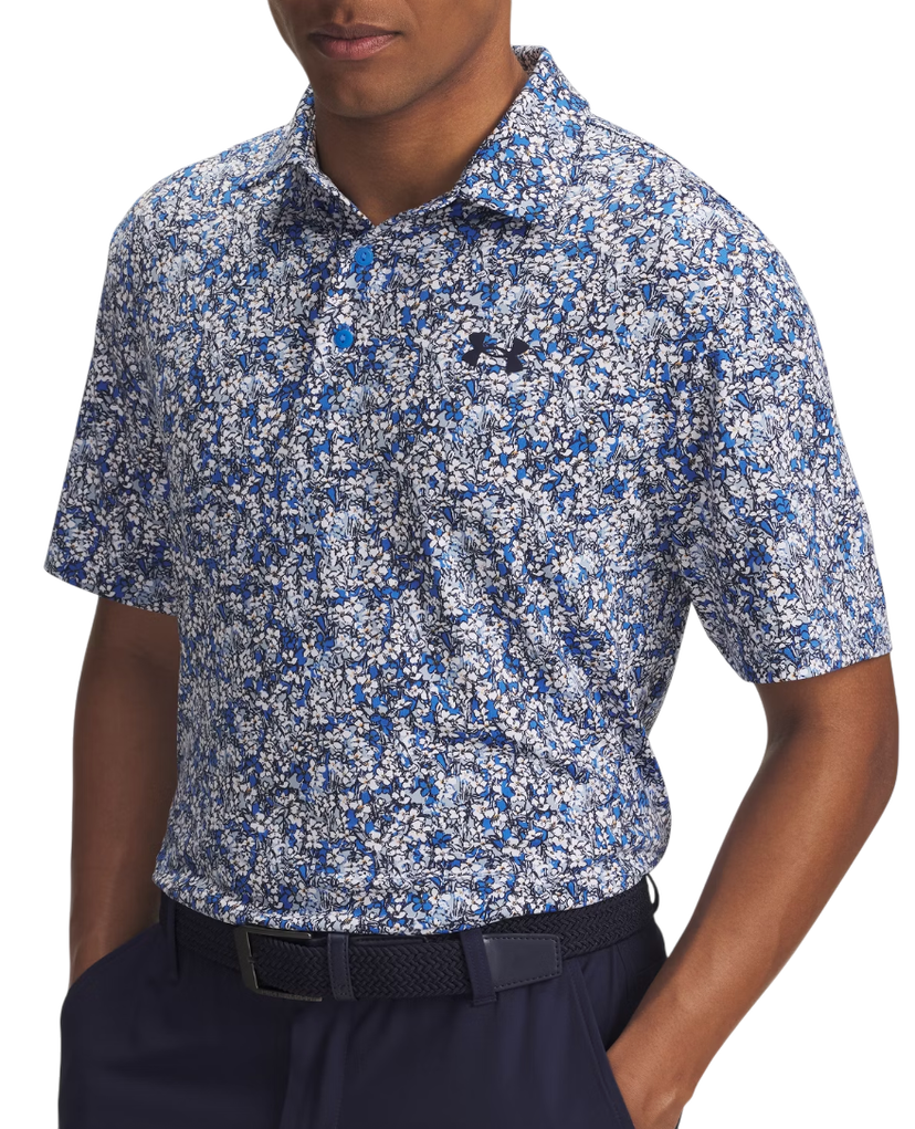 Polotröja Under Armour Printed Polo Shirt Playoff 3.0 Flerfärgad | 1378677-402