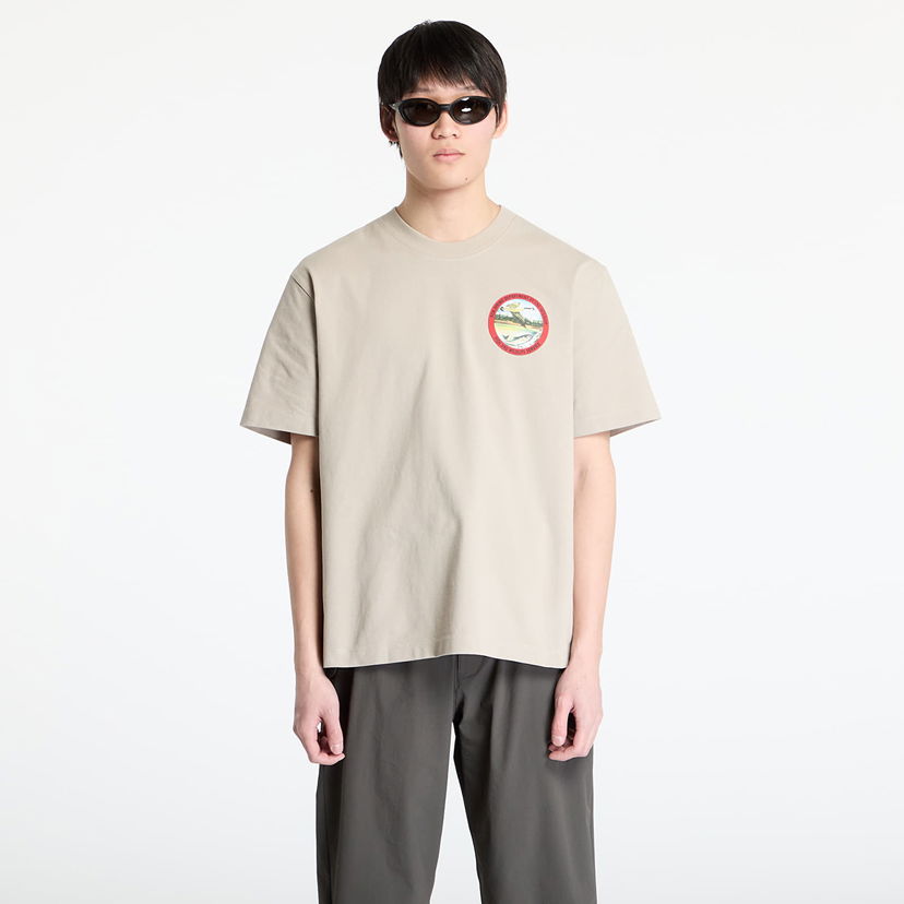 T-shirt ROA ROA Division T-Shirt Beige | RBMW0433JY38 GRY0004