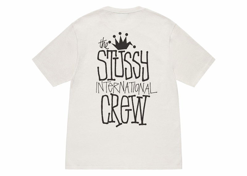 T-shirt Stüssy Crown International Crew Graphic T-Shirt Vit | 1905043