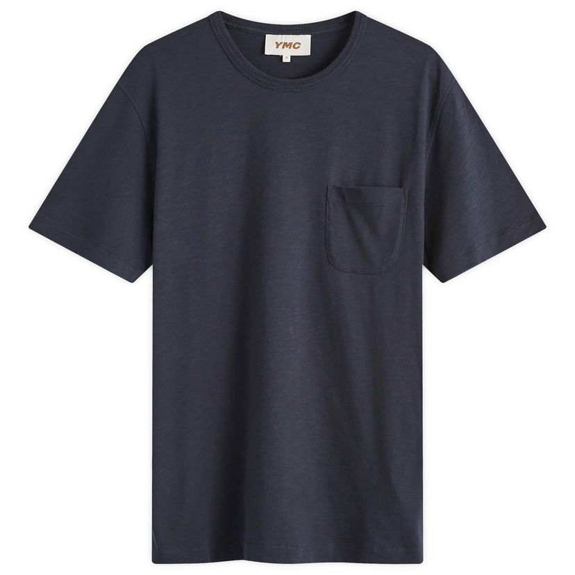 T-shirt YMC Wild Ones Pocket T-Shirt, Size Large Blå | P6AZG-40