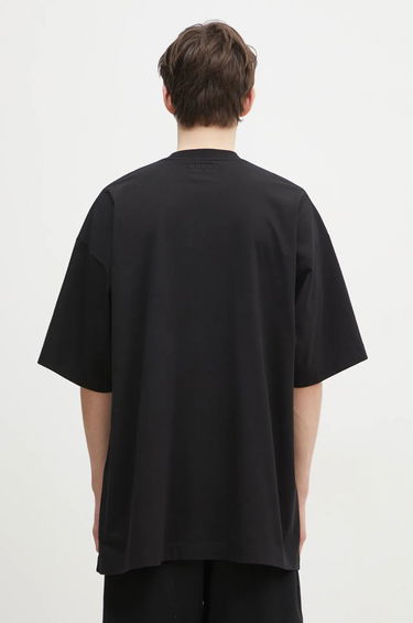 T-shirt VETEMENTS Embroidered Logo T-Shirt Svart | UA66TR765B, 2