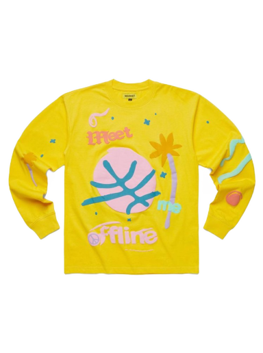 T-shirt MARKET Meet Me Offline Tee Gul | 398000330