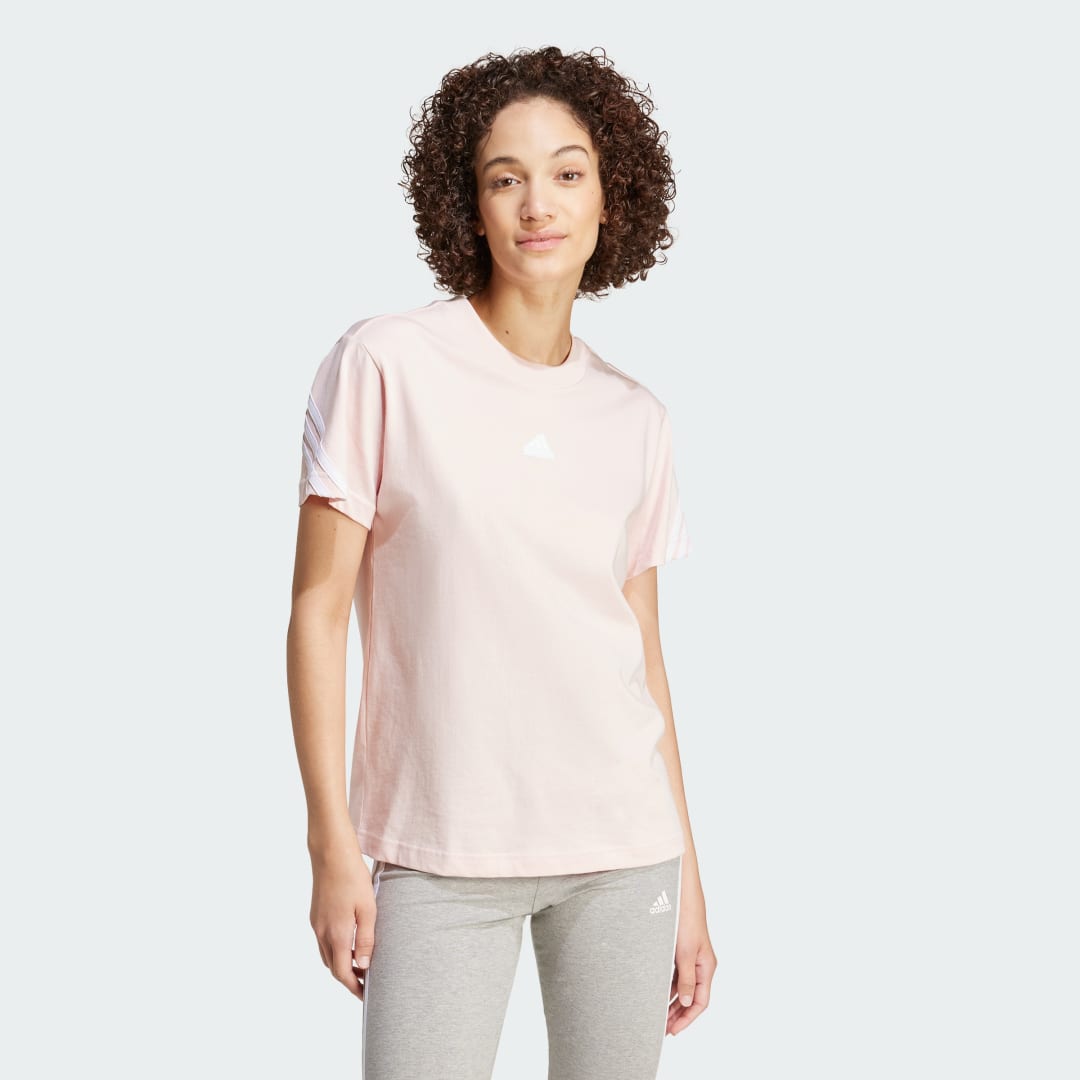 T-shirt adidas Performance Future Icons 3-Stripes Tee Rosa | IW5264, 0