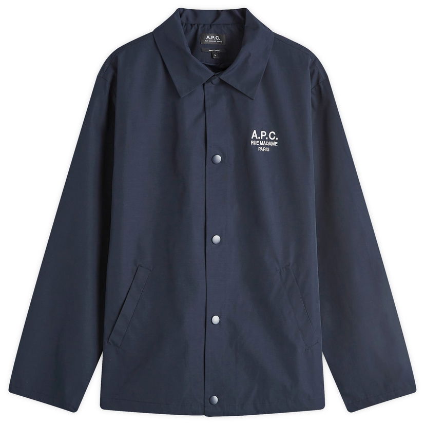 Jacka A.P.C. Regis Coaches Jacket Mörkblå | PSAJB-H02960-IAK