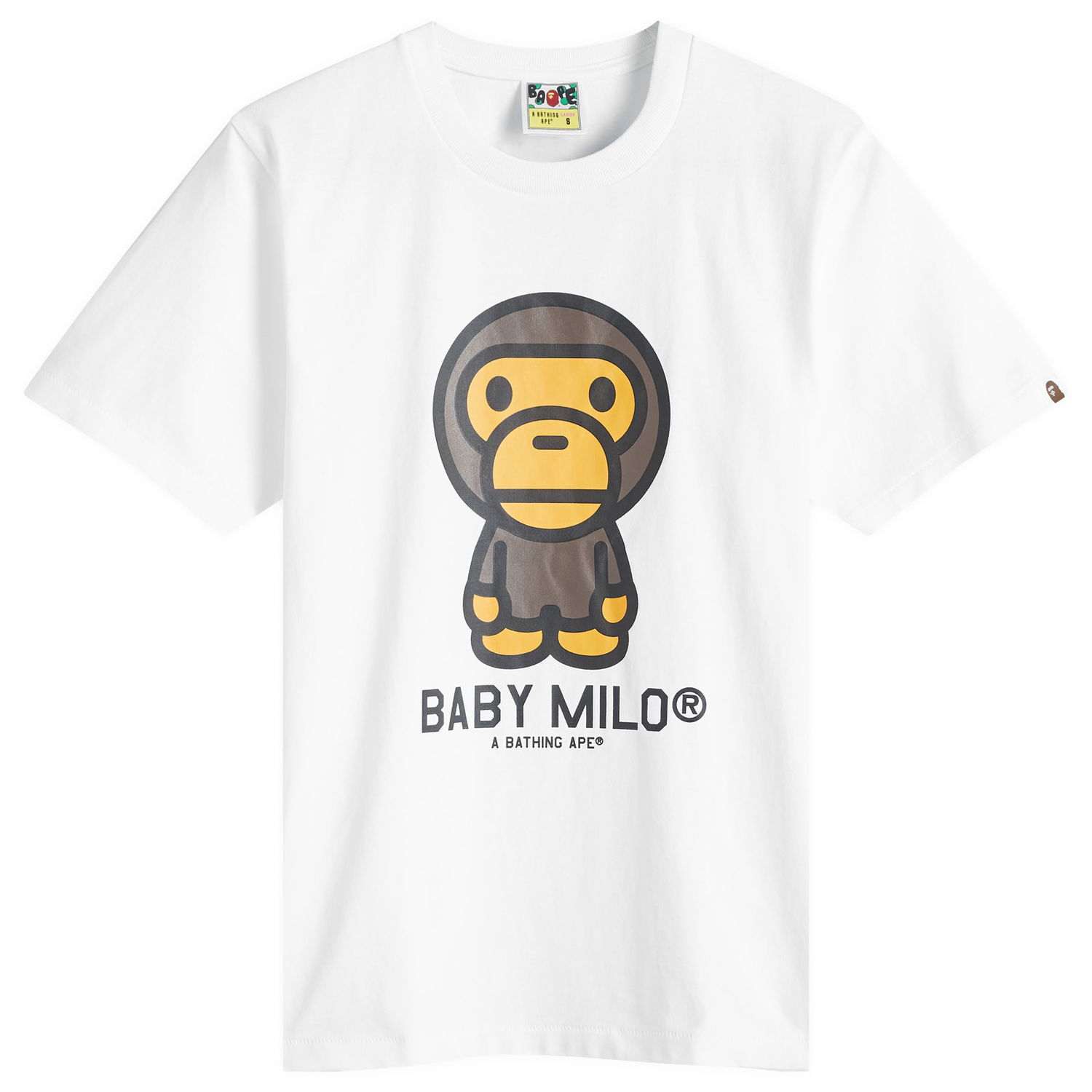 T-shirt BAPE Baby Milo Graphic T-Shirt Vit | 002TEK802001L-WHT, 1
