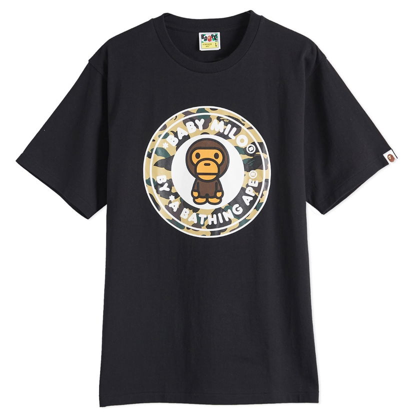 T-shirt BAPE Bathing Ape 1St Camoilo Busy Works Tee Svart | 002TEL301004M-BYL